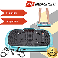 Виброплатформа Hop-Sport HS-040VS Cube бирюзовый, до 120 кг
