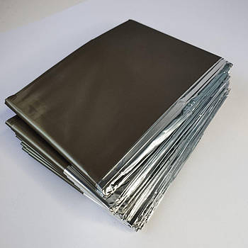 Термоковдра рятувальна тактична з фольги Emergency Foil Blanket захисний плед