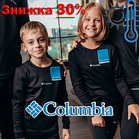 Термокомплект дитячий чорний Columbia Оригіналь Німеччина + термошкарпетки в подарунок LX