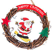 Новорічний вінок "Щасливого Різдва" ELISEY