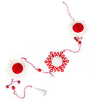 Ялинкова прикраса "Новорічні сніжинки" ELISEY