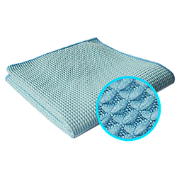 Серветка вафельна для скла CleanPRO, синя, 320 г/м2