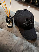 Стильная качественная брендовая кепка Lou!s Vu!tton чёрная