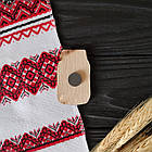 Весільні дерев'яні фішки - магніти з іменами та датою весілля "Банка, наповнена коханням", сувенір гостям, фото 3