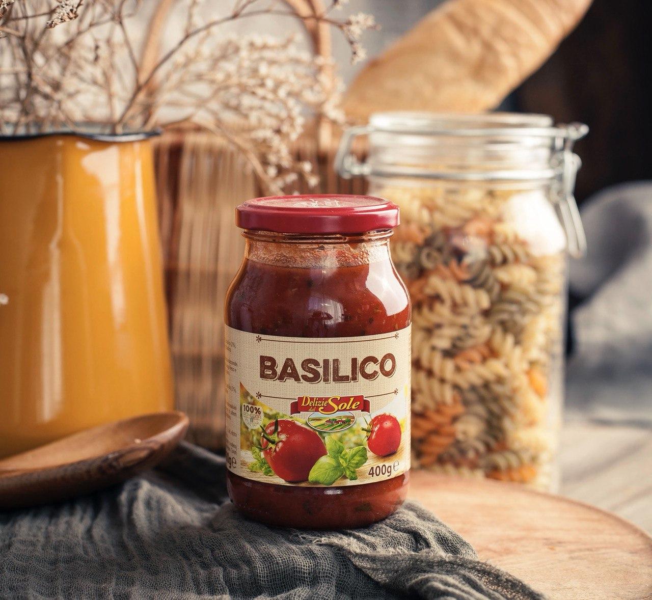 Італійський томатний соус до пасти 😍 "Basilico" 400 гр. Італія