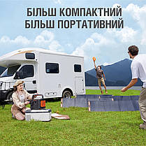 Сонячний генератор Jackery 1000 PRO 1000 Вт/год (Explorer 1000 PRO + 2 Solarsaga 80 W) Solar-Generator-1000-Pro, фото 3