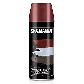 Ґрунт аерозольний акриловий 400 мл RAL 3009 (червоно-коричневий) SIGMA (2737541)