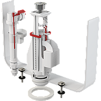 Арматура для бачка, выпускной комплект 1/2 с кнопкой