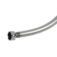 Шланг для душу 1/2" PVC 3-шаровий з підшипником сріблястий 150 см AQUATICA XB-0173 (9791611), фото 6