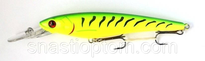 Воблер на хижу рибу EOS Flash Minnow F, довжина 130мм, вага 26,5гр, заглиблення 2,0-3,0м, колір №061