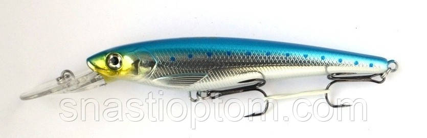 Воблер на хижу рибу EOS Flash Minnow F, довжина 130мм, вага 26,5гр, заглиблення 2,0-3,0м, колір №087
