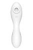 Вакуумний смарт-стимулятор із вібрацією Satisfyer Curvy Trinity 5 (White), керування зі смартфона, фото 2