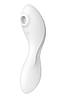 Вакуумний смарт-стимулятор із вібрацією Satisfyer Curvy Trinity 5 (White), керування зі смартфона, фото 3
