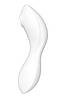 Вакуумний смарт-стимулятор із вібрацією Satisfyer Curvy Trinity 5 (White), керування зі смартфона, фото 4