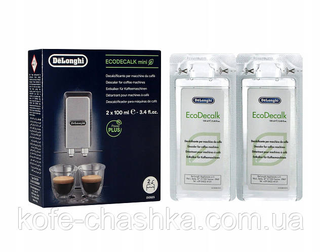 Жидкость для удаления накипи DeLonghi EcoDecalk Mini (2х100 мл ...