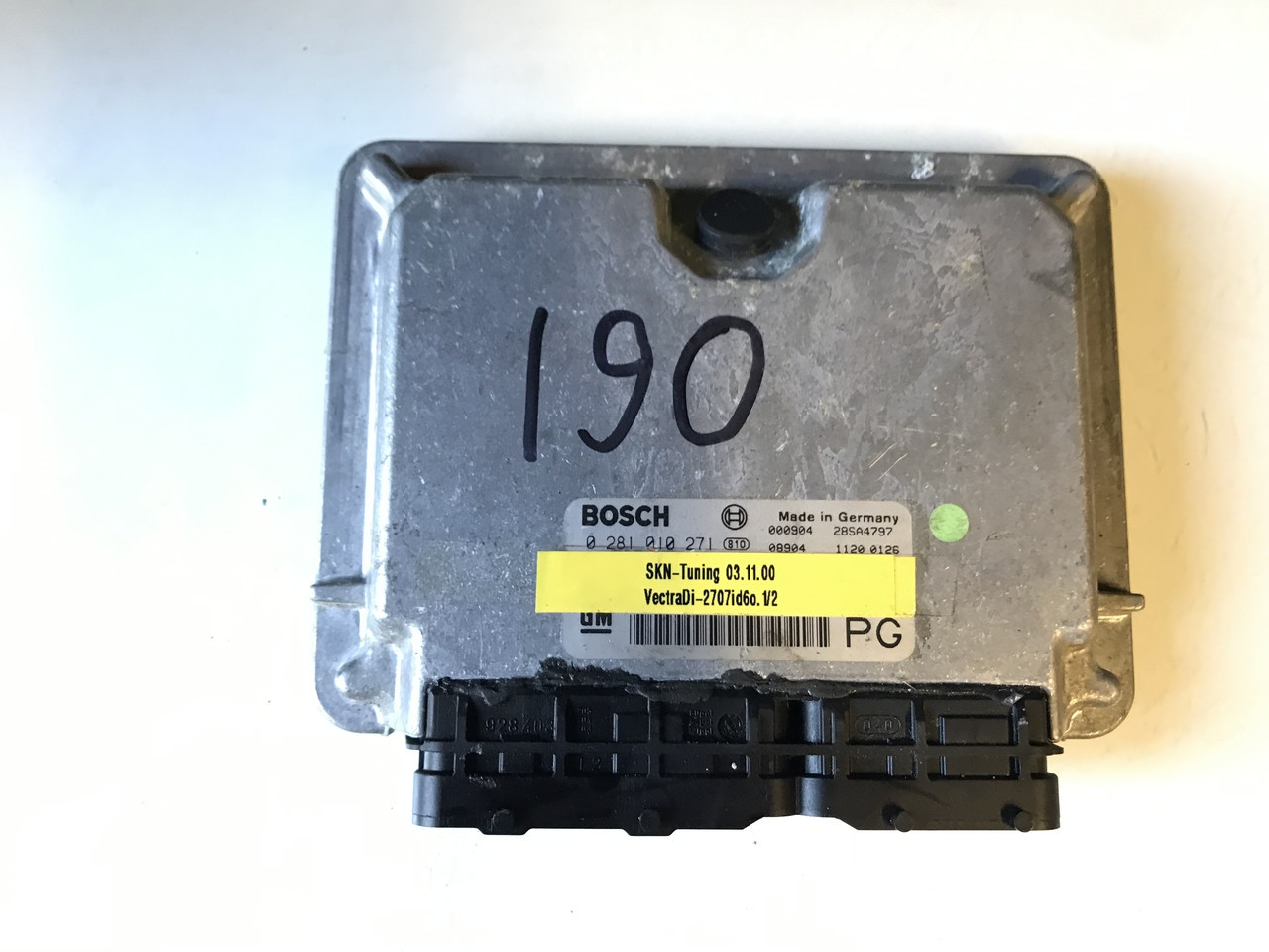 Блок керування двигуном ЕБУ Vectra B 2.2 Y22DTR 24417196 0281010271 No190 SKN-Tuning