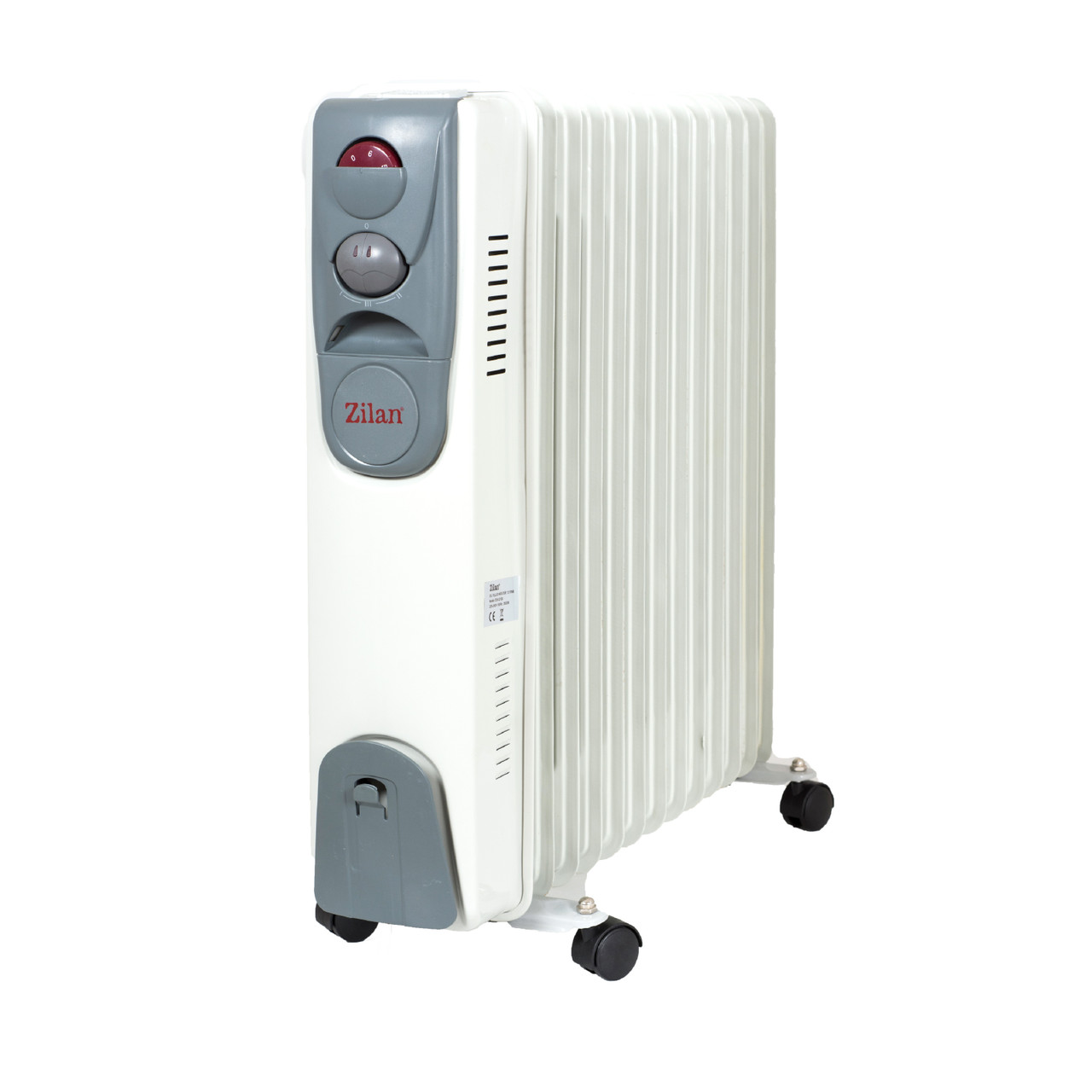 Масляний радіатор Zilan ZLN2135 2500W White (ZLN2135)