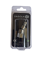 Шарнірний швидкий разьем для краскопультів Sagola "папа" 1/4