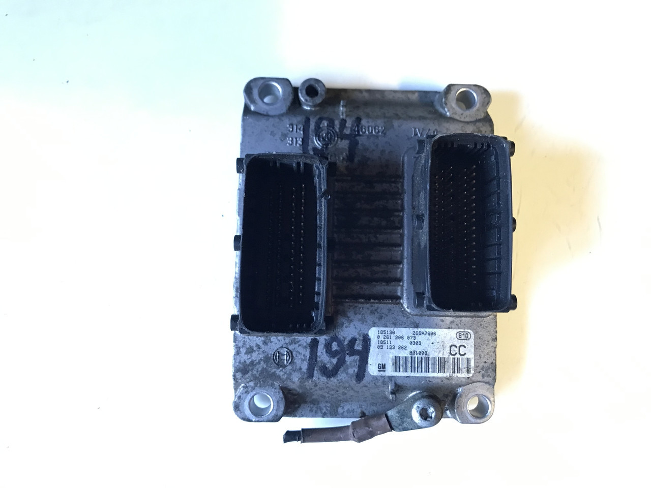 Блок керування двигуном ЕБУ Opel Astra G 1.2 16v Z12XE 09133262 0261206073 No194