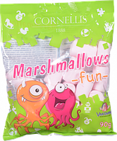 Зефир Маршмэллоу розовый и белый Cornellis Marshmallows Fun 90г Польша