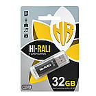 Флеш-накопитель USB 32GB Hi-Rali Rocket Series Black (HI-32GBVCBK), фото 2