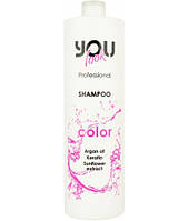 Шампунь для фарбованого та пошкодженого волосся You Look Professional Color Shampoo 1000 мл