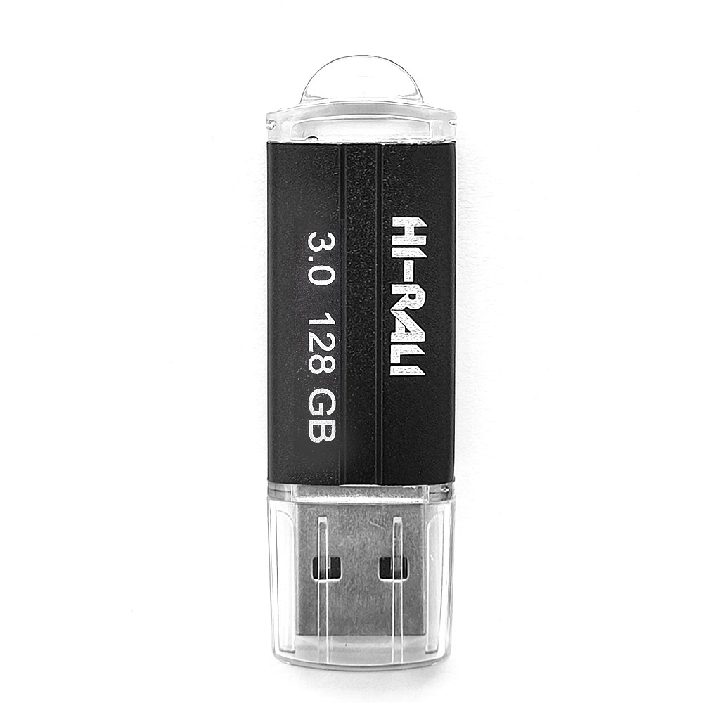 USB Флеш-накопичувач 128GB Hi-Rali Corsair Series Black (HI-128GBCOR3BK), фото 1