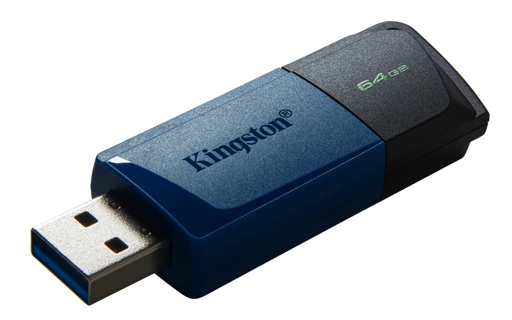 USB Флеш-накопичувач 64GB Kingston DataTraveler Exodia M Black/Blue (DTXM/64GB), фото 1