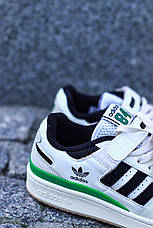Чоловічі кросівки Adidas Forum 84 Low Beige Green Black GX9058, фото 6