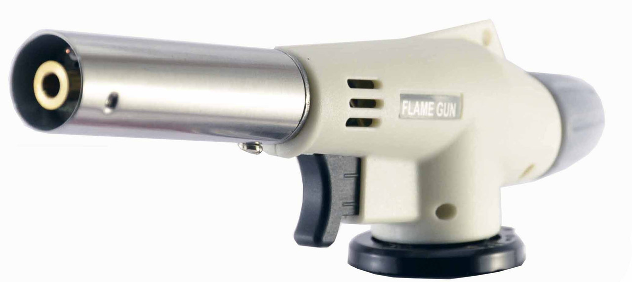 Газовая горелка с пьезоподжигом Flame Gun KLL-8808, белая - фото 3 - id-p72271304
