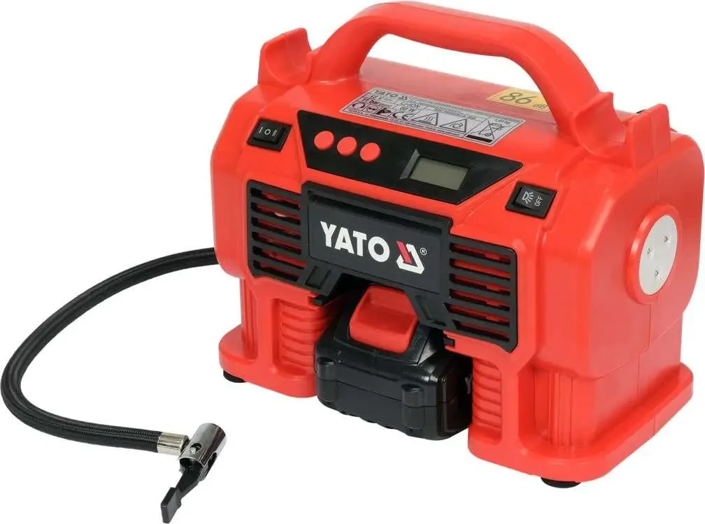 Компресор акумуляторний YATO Li-Ion 18 В 11 барів 21 л/хв