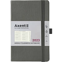 Щотижневик 2023 Axent Partner Lines 8515-23-03-A, 125x195 мм, сірий