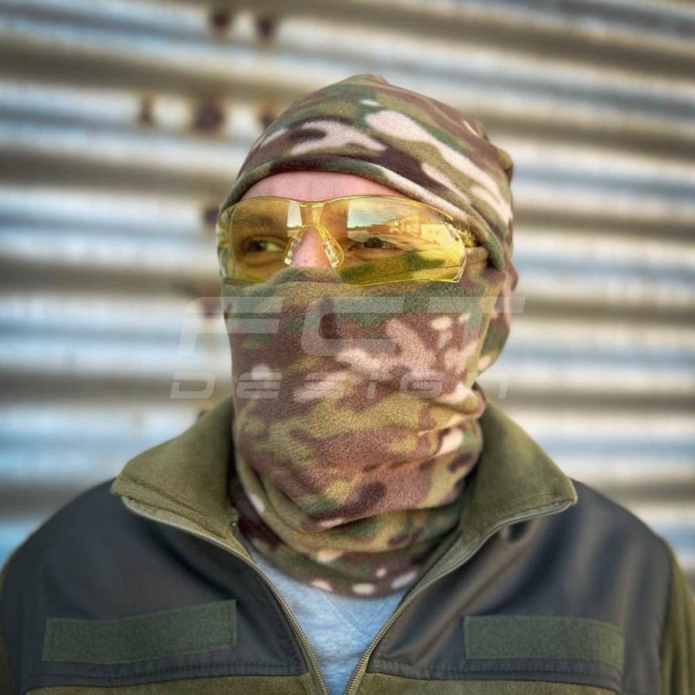 Шапка маска, Балаклава фліс Мультикам