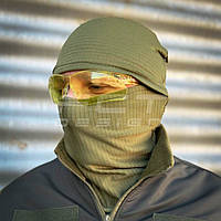 Шапка маска, Балаклава фліс хакі