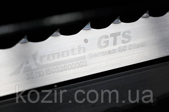 Стрічкові пили по дереву Armoth GTS. Стрічкове полотно. Стрічкові пили. Пильні полотна для пилорам