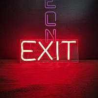 Неонова вивіска "Вихід"