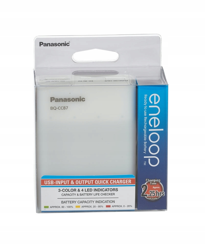 Зарядний пристрій Panasonic Eneloop BQ-CC87