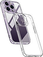 Прозрачный Чехол MultiCam iPhone 14 Pro (ультратонкий силиконовый) (Айфон 14 Про)