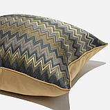 Декоративна подушка на диван. Стильна інтер'єрна подушка Сучасна дизайнерська подушка 45*45, стиль 4, фото 4