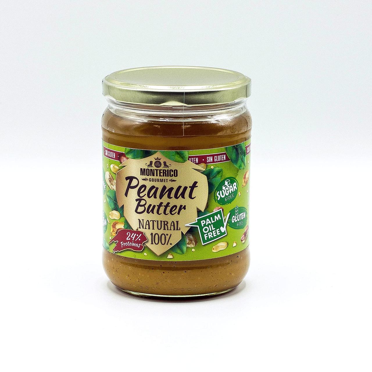 Арахісова паста натуральна без цукру, глютена Monterico 500 г, фото 1