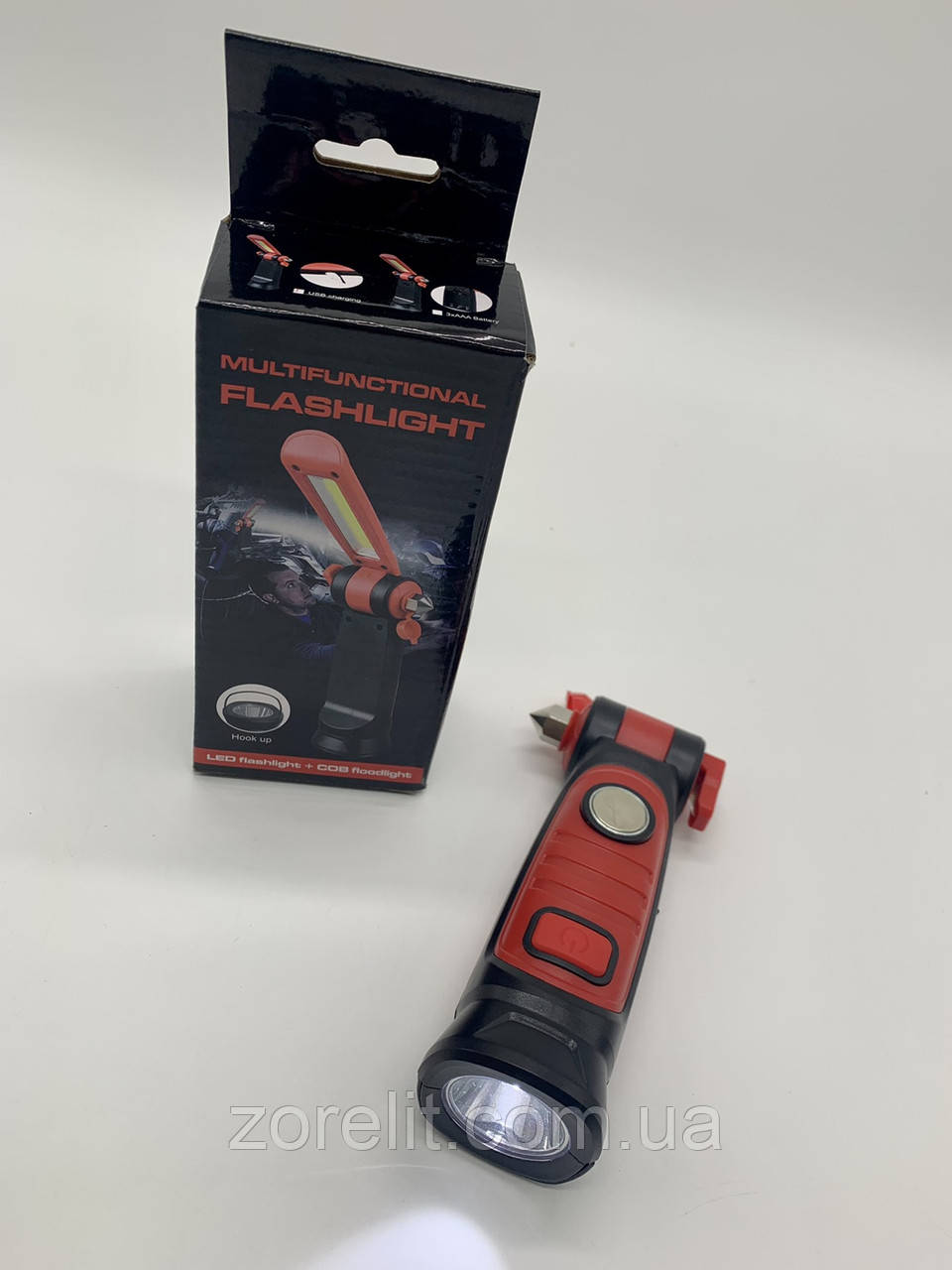 Ліхтарик світлодіодний розкладний на магніті, фото 1