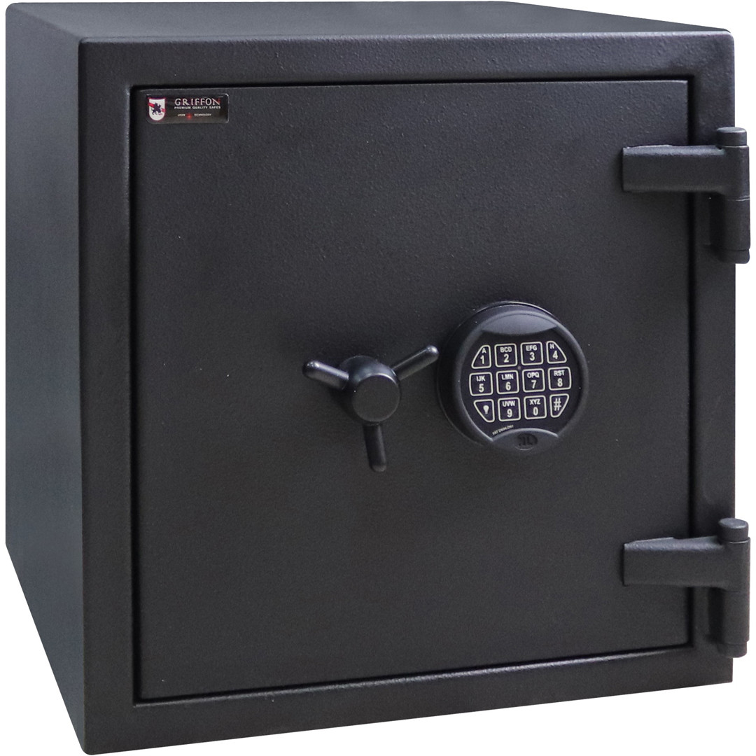 Вогнезломостійкий сейф GRIFFON F.30CLI.50.E BLACK SL, фото 1