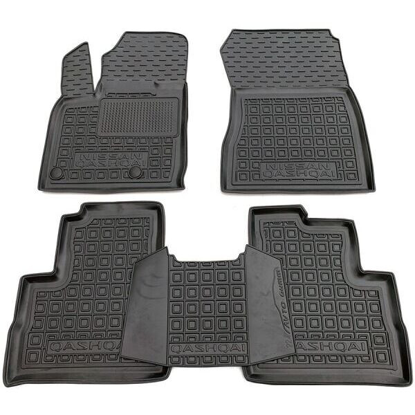 Гумові килимки в салон Nissan Qashqai 2022-, фото 1