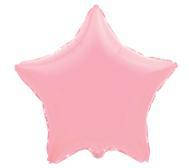 Фольгированный шар Звезда. Цвет: Розовая Пастель. Размер:18″(45см). Пр-во: FlexMetal (Испания)