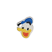 Джибітси прикраси для взуття кроксів сабо JIBBITZ Donald Duck Качка Дональд Дак № 1066