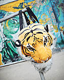 Плюшевий рюкзак 3D з головою тигра RESTEQ (великий), фото 2