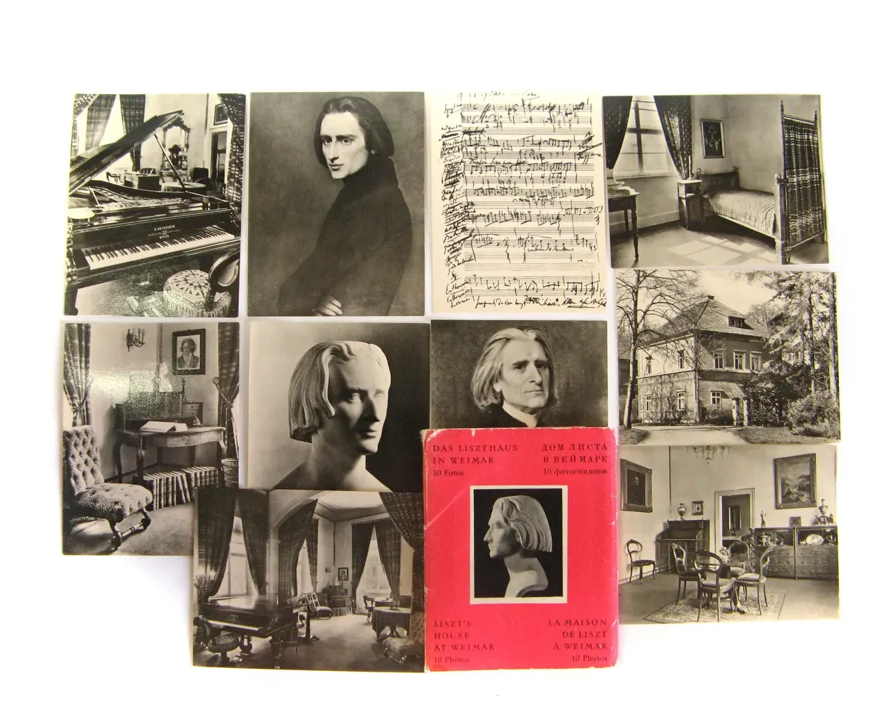 Мінікартки набір Ференц Лист композитор, фото 1