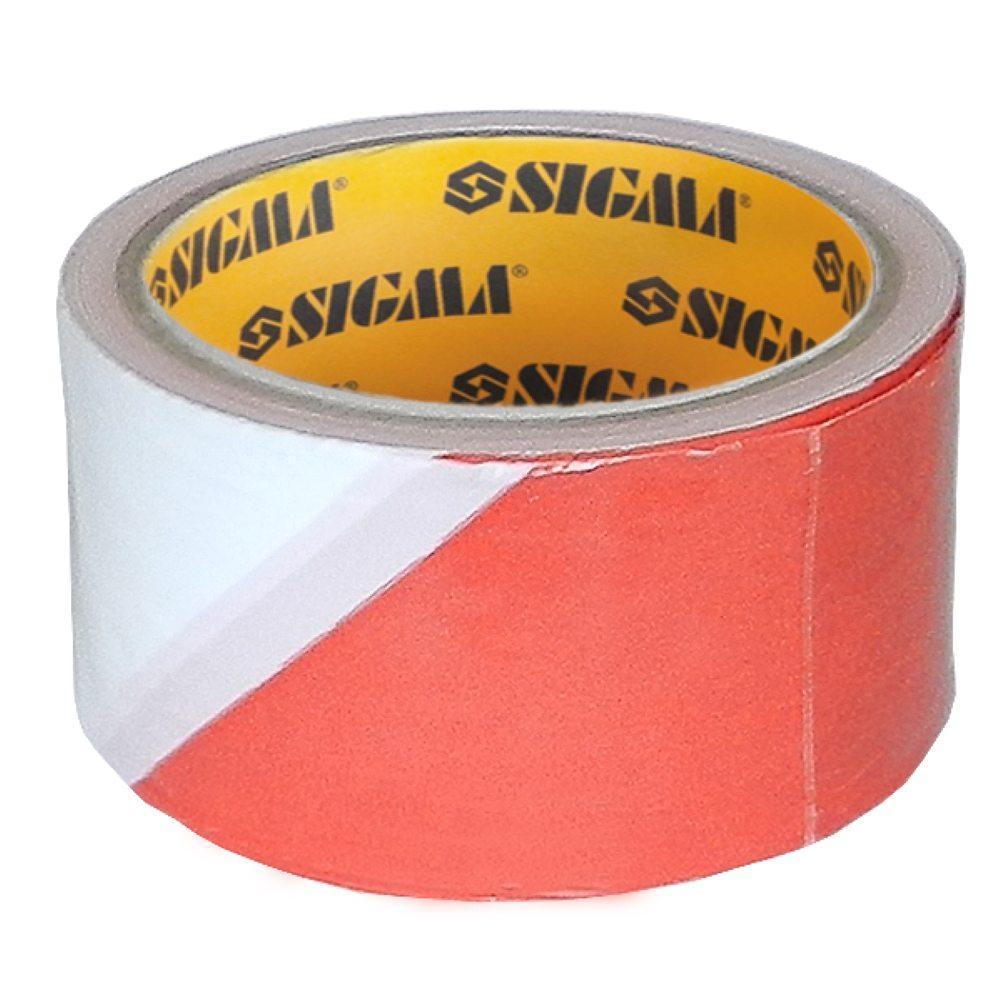 Стрічка сигнальна 50 мм×100 м SIGMA (8423441)