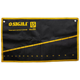 Чохол для гайкових ключів 15 шт. SIGMA (6011091)