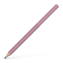 Олівець чорнографітний потовщений Faber-Castell Jumbo Grip rose shadows, м'якість В, 111973